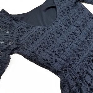 10 for $30 Sale Jolt Navy Blue Lace Dress B023